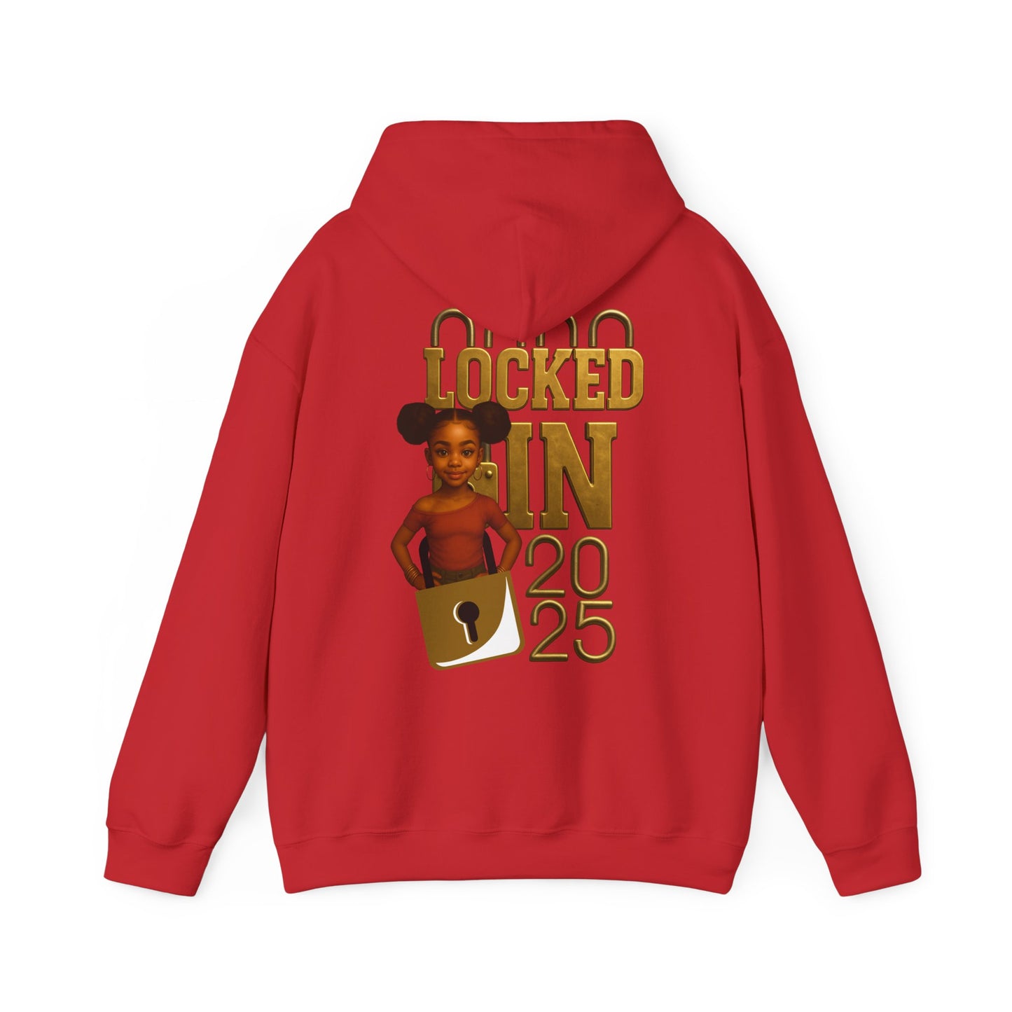 Locked In 2025 Hoodie, Unisex Heavy Blend Sweatshirt, Birthday Gift, Celebration Wear, Trendy Casual Outfit, Relaxed Style