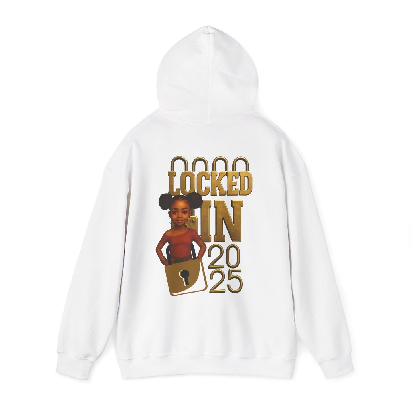 Locked In 2025 Hoodie, Unisex Heavy Blend Sweatshirt, Birthday Gift, Celebration Wear, Trendy Casual Outfit, Relaxed Style