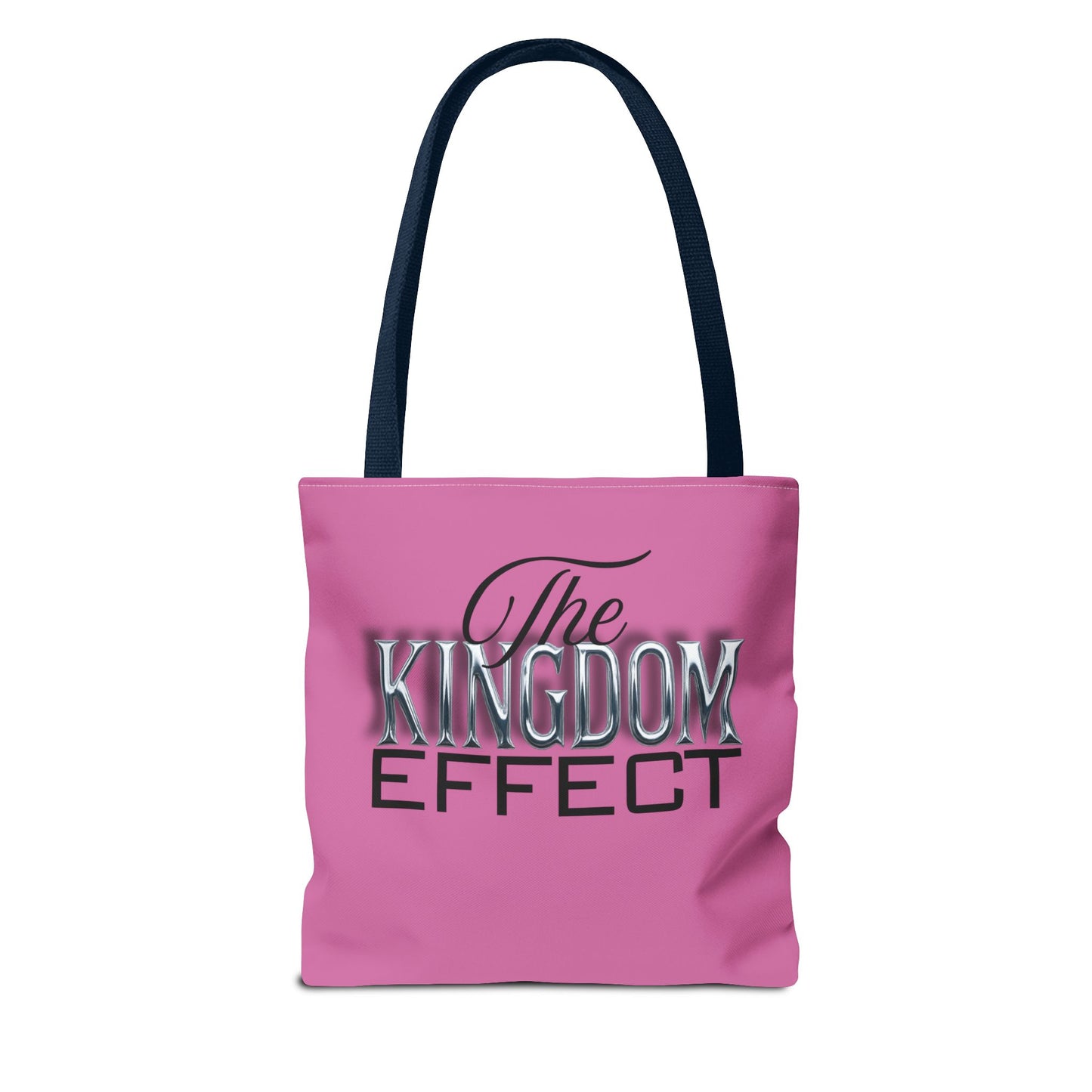 The Kingdom Effect Pink Tote Bag | Stylish Reusable Shoulder Bag | Gift for Kingdom Lovers | Eco-Friendly Shopping Tote, Everyday Companion
