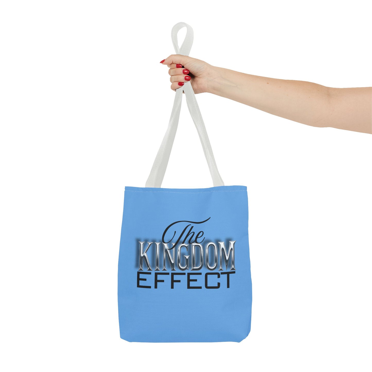 The Kingdom Effect Blue Tote Bag | Stylish Reusable Shoulder Bag | Gift for Kingdom Lovers | Eco-Friendly Shopping Tote, Everyday Companion