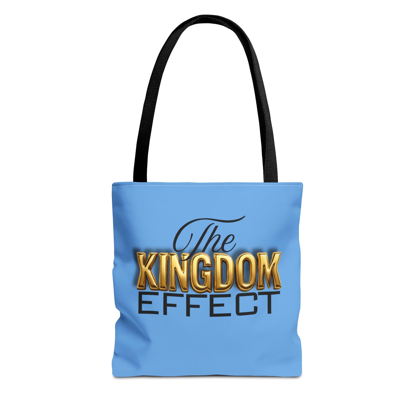 The Kingdom Effect, Blue Stylish Kingdom Effect Tote Bag, Eco-Friendly Shopping Bag, Gift for Kingdom Fans, Trendy Everyday Tote, Motivational Accessory