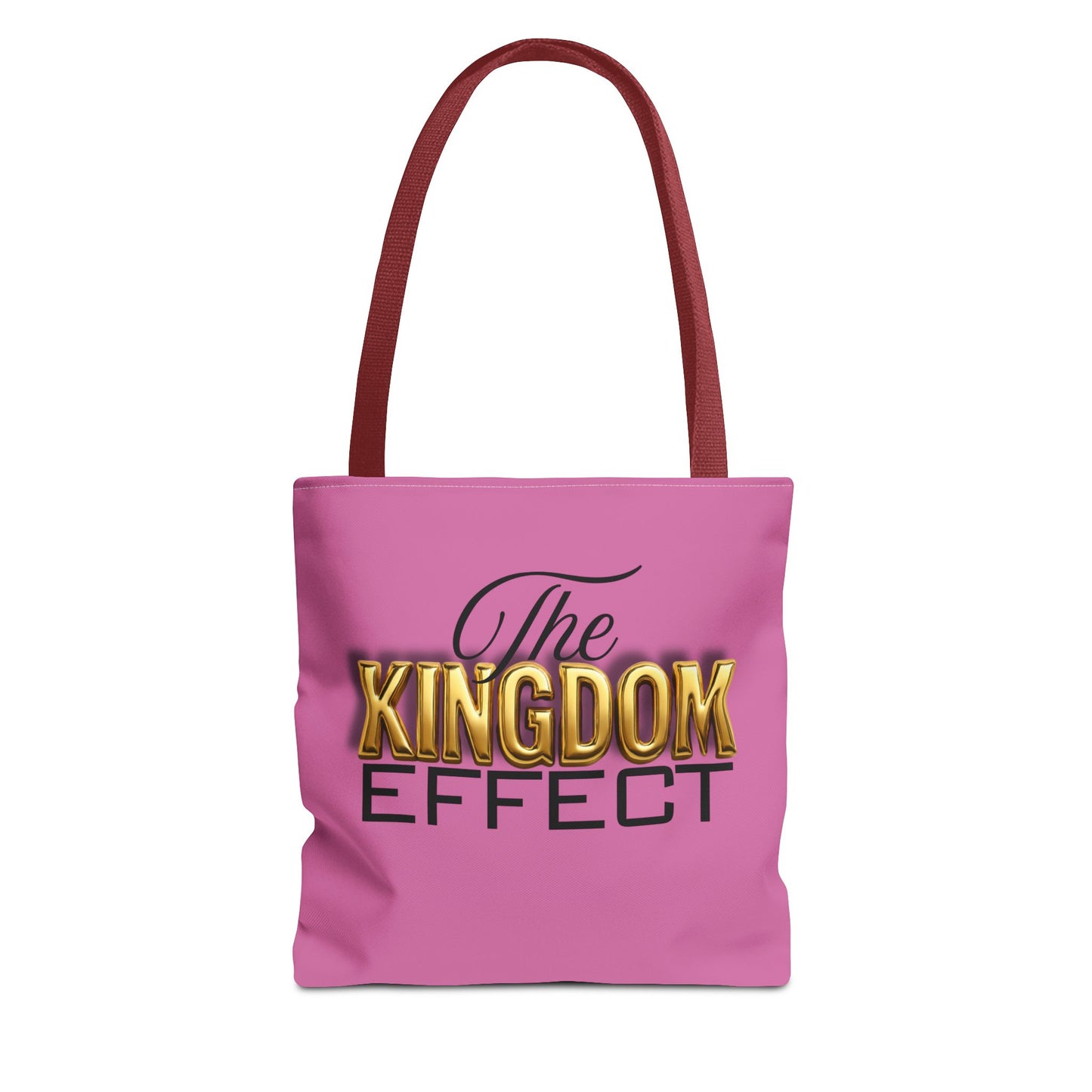The Kingdom Effect, Pink Stylish Kingdom Effect Tote Bag, Eco-Friendly Shopping Bag, Gift for Kingdom Fans, Trendy Everyday Tote, Motivational Accessory