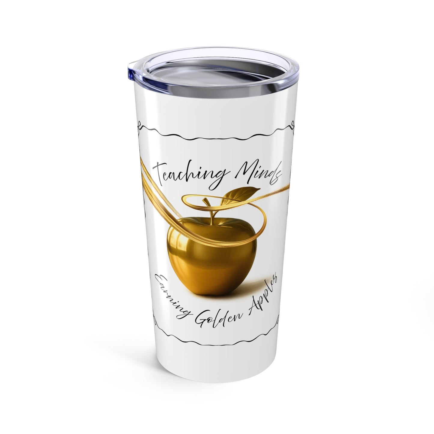 Golden Apples Teacher Elegant 20oz Tumbler | Perfect Gift for Friends, Family, and Celebrations | Drinkware for Home, Office, Parties, or Holidays | Stylish [...]